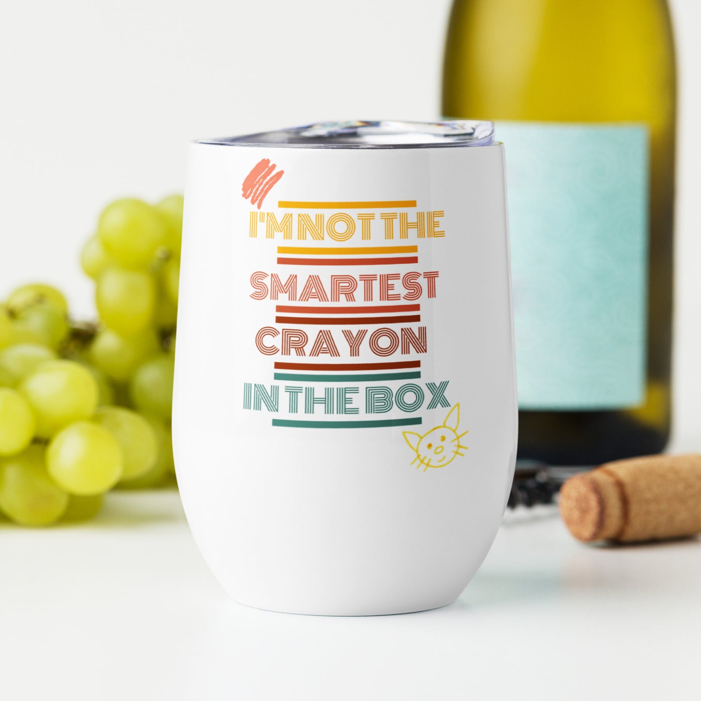 Crayon Wine tumbler